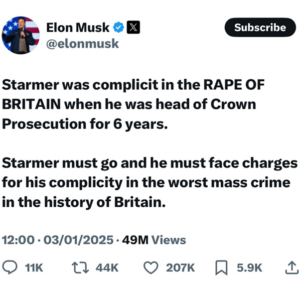 elon must british prime minister